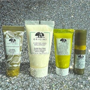 Origins Plantscription Anti-Aging Power Serum Eye Cream Drink Up Overnight Mask